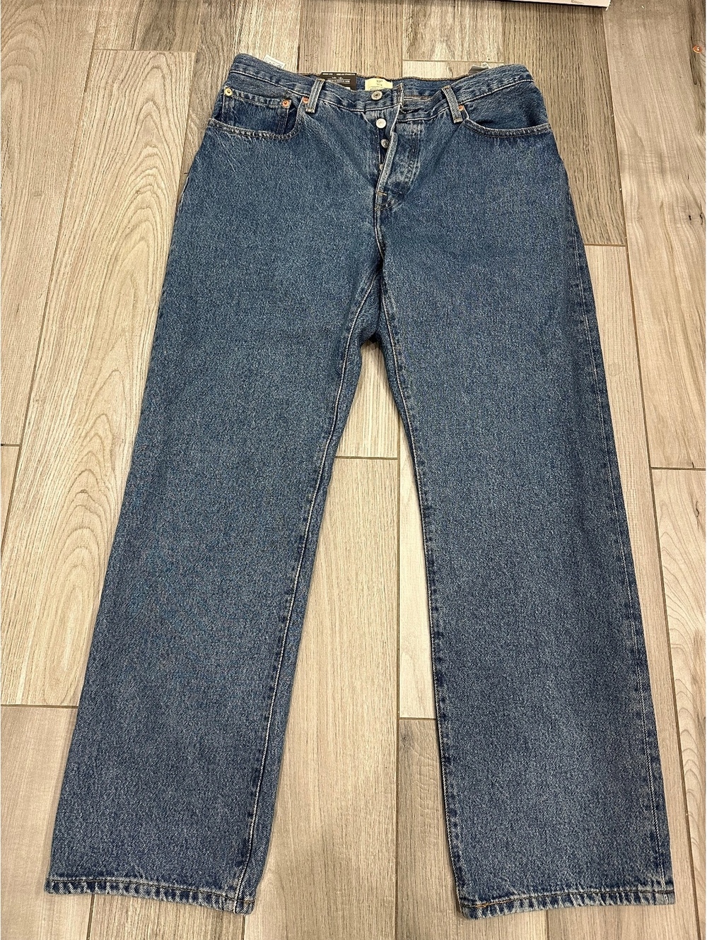 Levi's 501 '90s Mid Rise Loose Fit Straight Leg Jeans - Size 31x30